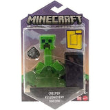 Set of 2 - Minecraft Build-A-Portal 3.25-in Figures (Zombified Piglin + Creeper)