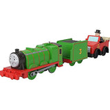 Fisher-Price Thomas & Friends Henry with Winston and Sir Topham Hatt, motorized toy train for preschool kids 3 years and older