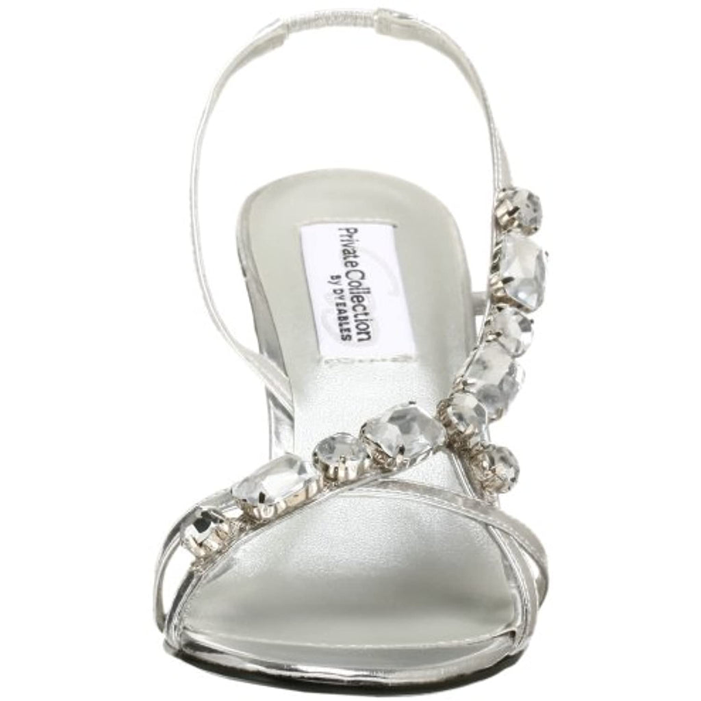 Dyeables Women's Cheryl Sandal,Silver,5 M