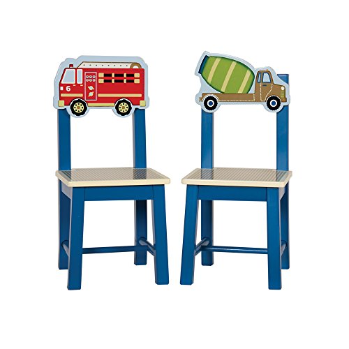 Guidecraft Wood Hand-painted Moving All Around Extra Chairs (Set of 2) G86503