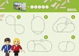 BRIO World - 33773 Railway Starter Set | 26 Piece Toy Train with Accessories and Wooden Tracks for Kids Age 3 and Up
