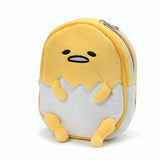 GUND Sanrio Gudetama The Lazy Egg Stuffed Animal Plush Zipper Pouch, 6.5"