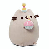 Enesco Pusheen Birthday Mug bundle with 10.5" Cupcake Plush