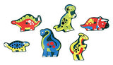 Melissa & Doug Dinosaurs Wooden Peg Puzzle (6 pcs)