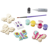 Melissa & Doug Paint & Decorate Your Own Wooden Magnets Craft Kit – Butterflies, Hearts, Flowers