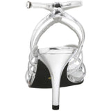 Dyeables Women's Runway Sandal,Silver,8.5 M