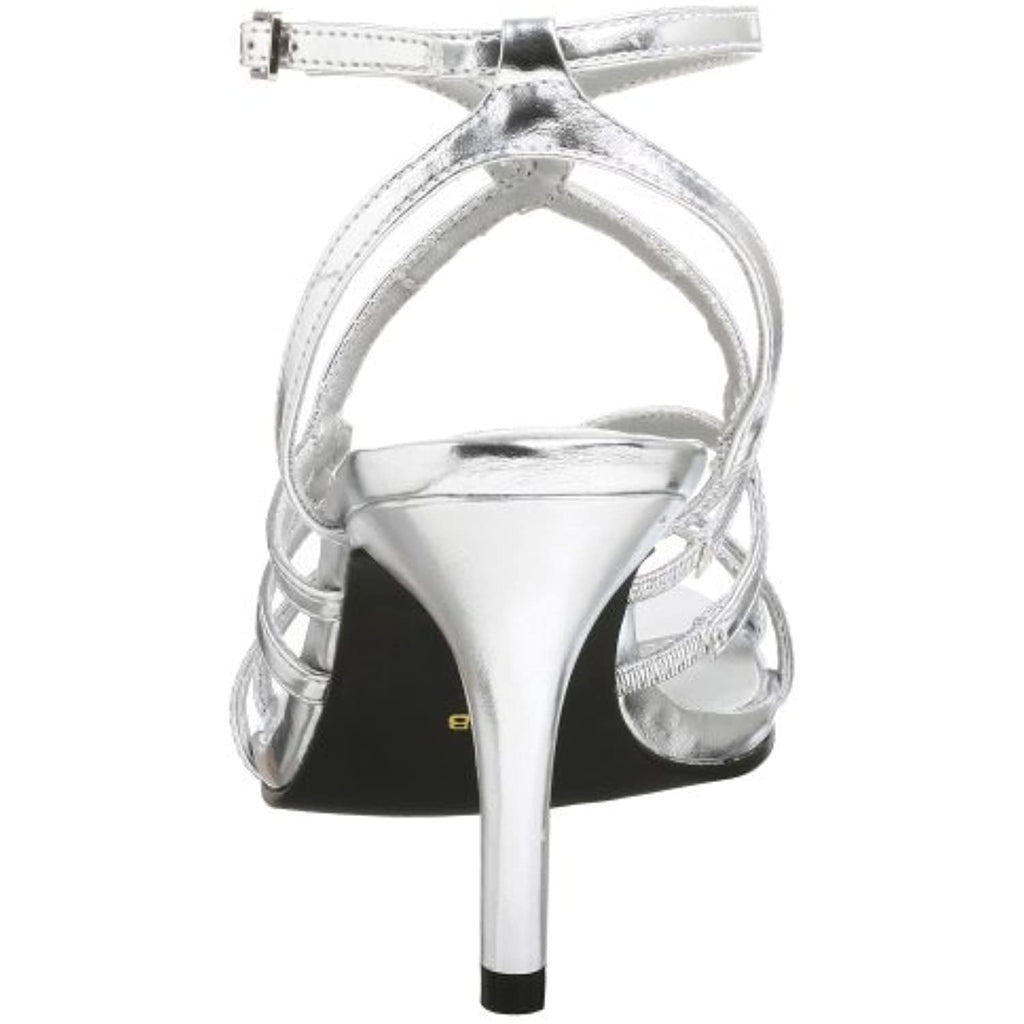 Dyeables Women's Runway Sandal,Silver,9.5 M