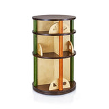 Guidecraft See and Store Media Carousel - Book, Toy Display and Storage, School Wooden Furniture