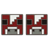 JINX Minecraft Video Game Mooshroom Enamel Stud Earrings