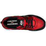 Skechers Kids Star Wars Equalizer Megasonic Sneaker (Little Kid/Big Kid),Red/Black,1 M US Little Kid