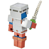 Minecraft Battle Chest with Figure, Weapon and Accessories, Action & Adventure Toy Based on Video Game, for Storytelling Play and Display, Gift for 6 Years Old and Up
