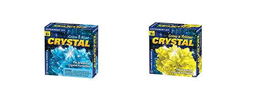 Grow A Blue & Yellow Crystal Set by Thames & Kosmos Special Learning-Lab Experiment Kit