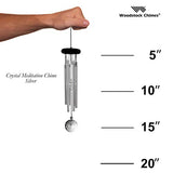 Woodstock Chimes CCMC Crystal Meditation Chime, 16", Silver