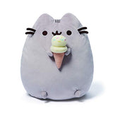 GUND Pusheen Snackables Ice Cream Plush Stuffed Animal Cat, 9.5"