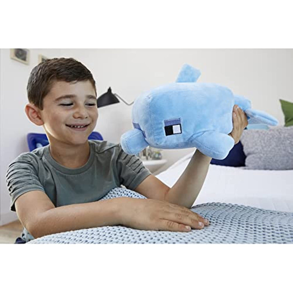 Minecraft Basic 8" Plush Character Soft Doll - Dolphin