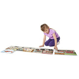 Emergency Rescue: 96-Piece 4-in-1 Linking Floor Puzzle + FREE Melissa & Doug Scratch Art Mini-Pad Bundle (89135)