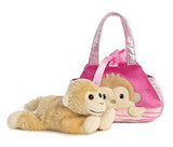 Aurora World Fancy Pals Peek-A-Boo Monkey Pet Carrier