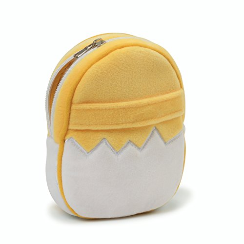GUND Sanrio Gudetama The Lazy Egg Stuffed Animal Plush Zipper Pouch, 6.5"