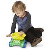 Melissa & Doug Tapper Dump Truck Toy: Sunny Patch Outdoor Play Series + FREE Scratch Art Mini-Pad Bundle [67478]