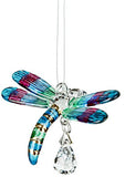 Woodstock Chimes CDPAS Rainbow Makers Crystal Suncatchers Fantasy Glass Dragonfly, Spring Pastels