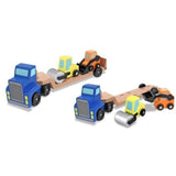 Melissa and Doug Car Carrier & Low Loader Bundle