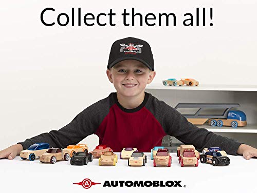Automoblox Collectible Wood Toy Cars and Trucks—Mini X11 Rivet SUV (Compatible with other Mini and Micro Series Vehicles)