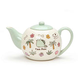 Pusheen by Our Name is Mud “Pusheen Tea Rex” Stoneware Teapot, 4.25 Inches