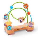 Melissa & Doug First Play Pets Wooden Bead Maze with Suction Cups For Babies and Toddlers