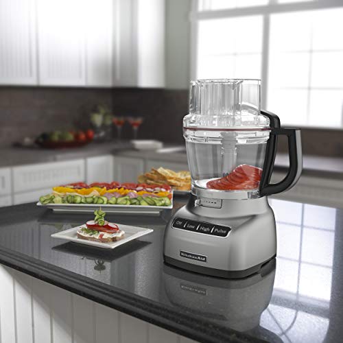 KitchenAid KFP1133CU 11-Cup Food Processor with ExactSlice System - Contour Silver