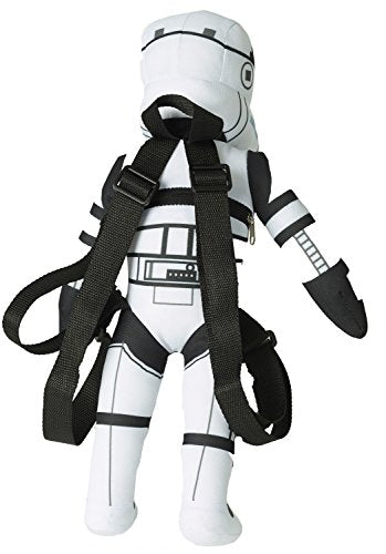 Zoofy International Star Wars 17" Plush Backpack - Stormtrooper