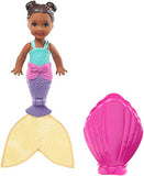 Barbie Dreamtopia Blind Pack Surprise Mermaid Dolls [Styles May Vary], 4-inch, in Seashell, with Surprise Look, Gift for 3 to 7 Year Olds