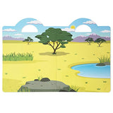 Melissa & Doug Puffy Sticker Activity Books Set - Farm, Safari, and Chipmunk