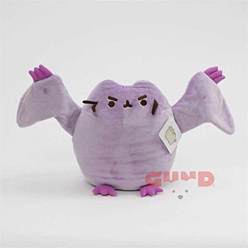 GUND Pterodactyl Pusheen Dinosaur Cat Plush Stuffed Animal, Purple, 9"