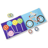 Melissa & Doug Scissor Skills Activity Book with Pair of Child-Safe Scissors (20 Pages) Tape Activity Book: 4 Rolls of Easy-Tear Tape and 20 Reusable Scenes