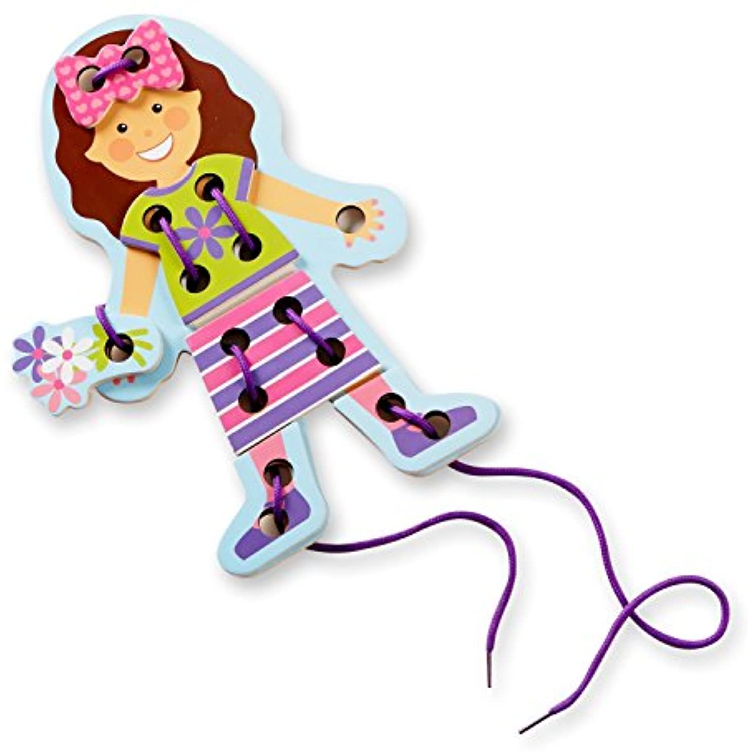 My First Lacing Toy + FREE Melissa & Doug Scratch Art Mini-Pad Bundle [94962]