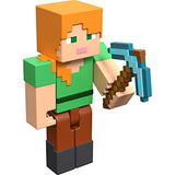 Minecraft Alex 3.25" scale Video Game Authentic Action Figure with Accessory and Craft-a-block