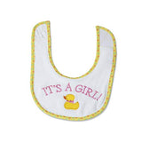 Melissa & Doug It's A Girl Bib for Lifelike Plush Stork Giant Standing Stuffed Animal (3+' Tall)
