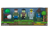 Terraria World Collector's 6 Pack Fully Articulated Action Figures Set Includes Silver Armor, Guide, Zombie, Tim, Demon Eye, Slime