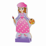 Melissa & Doug Disney Sofia the First and Princess Amber Magnetic Dress-Up Wooden Doll Pretend Play Set (40+ pcs)