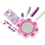 Melissa & Doug Flower Mirror Decorate-Your-Own Kit & 1 Scratch Art Mini-Pad Bundle (08849)