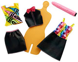 Barbie FVN64 Crayola Rainbow Design Fashion Set, Multi-Color