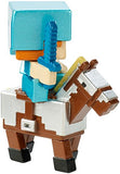 Minecraft Deluxe Mini Alex on Armored Horse Figure
