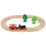BRIO World - 33042 Little Forest Train Set | 18 Piece Train Toy with Accessories and Wooden Tracks for Kids Ages 3 and Up