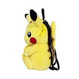 Pokemon Boys' Pikachu Plush Backpack, Yellow, 15'