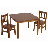 Guidecraft Mission Table & Chairs Set - Kids Furniture