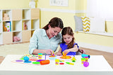 Play-Doh Shape and Learn Textures and Tools