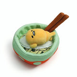 GUND Sanrio Gudetama Lazy Egg Noodle Bowl with Chopsticks Stuffed Animal Plush, 4.5"