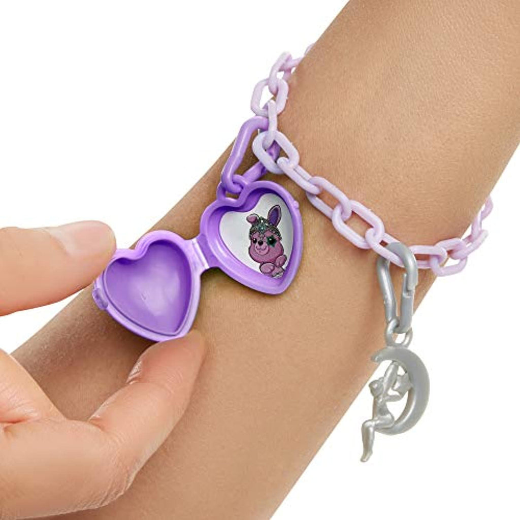 Barbie Color Reveal Peel Fairy Fashion Reveal Doll Set with 25 Surprises Including Blue Peel-able Doll & Pet & 16 Mystery Bags with Clothes & Accessories for 2 Fairy-Inspired Looks