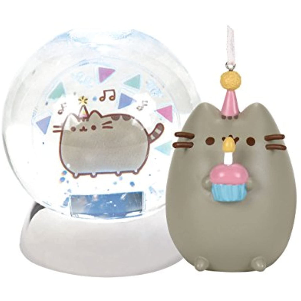 Pusheen Birthday Waterdazzler Water Globe Happy Birthday Ornament