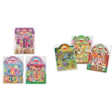 Melissa & Doug Puffy Sticker Set 6-pack - Fairy/Dress-Up/Mermaid/Farm/Safari/Chipmunk